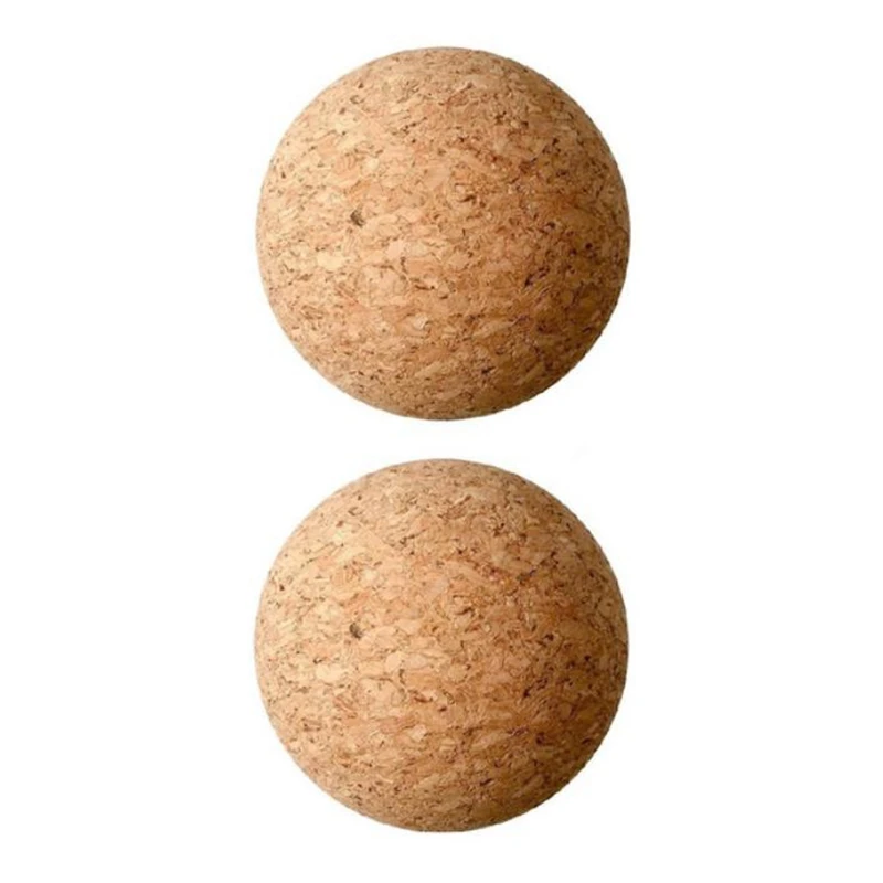 2 Pieces Wooden Cork Ball Wine Stopper, Cork Ball Stopper For Wine