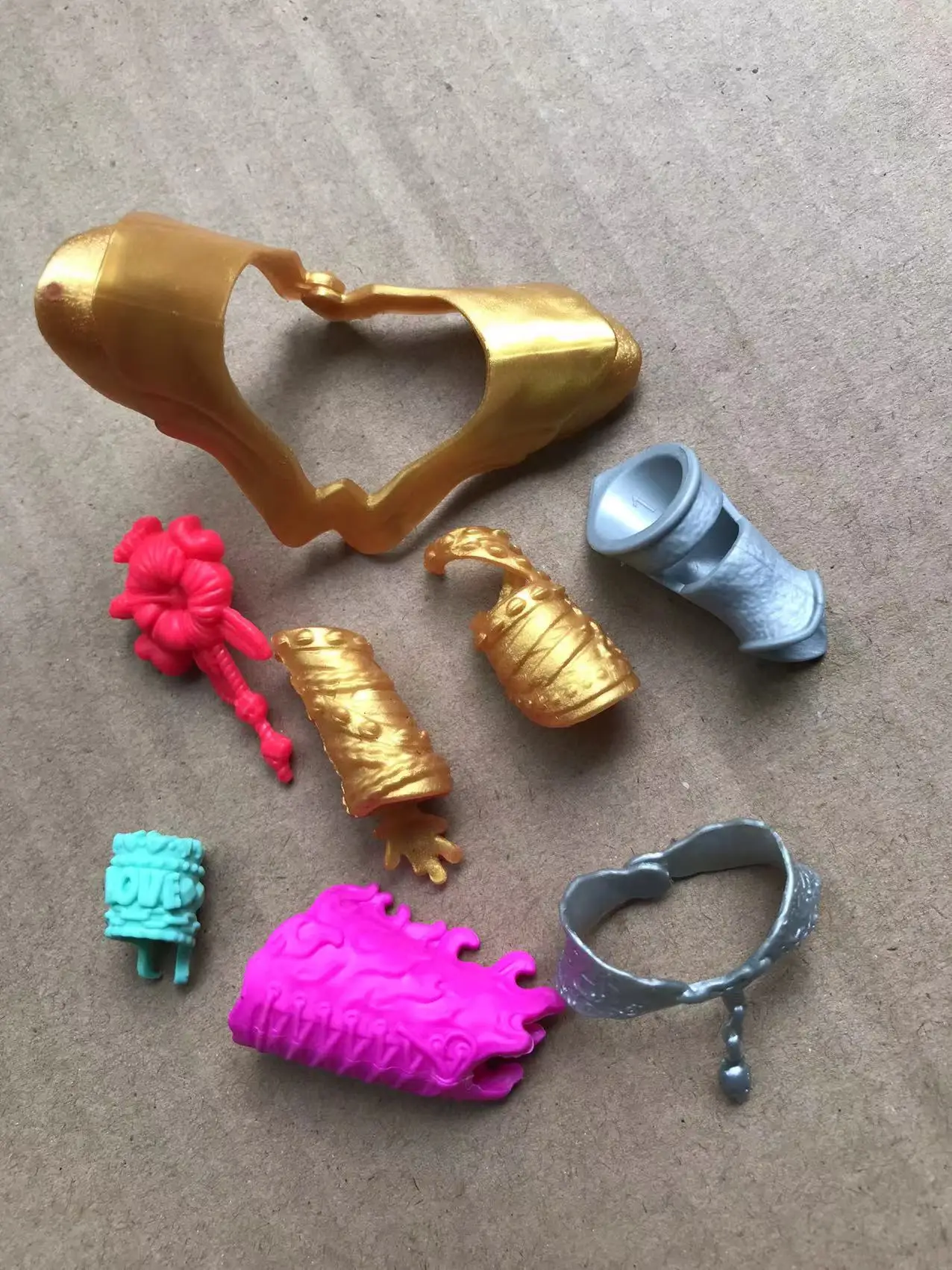 Monstering – collier de poupée haute, ceintures, bandeau, lanterne, lunettes, décors de poupée, pièces de poupée colorées, accessoires