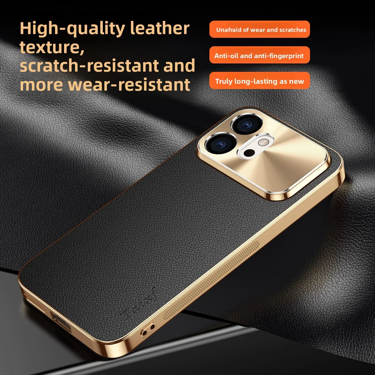 Luxury Anti-Stain Electroplated Lens Case - Shockproof Bumper Full Cover
