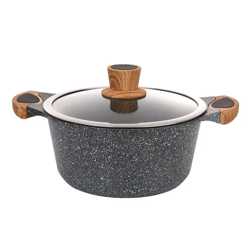 

Soup Pot Non-stick Soup Pot Noodle Stew Pot Hot Induction Cooker Gas Stove Universal Cast Iron