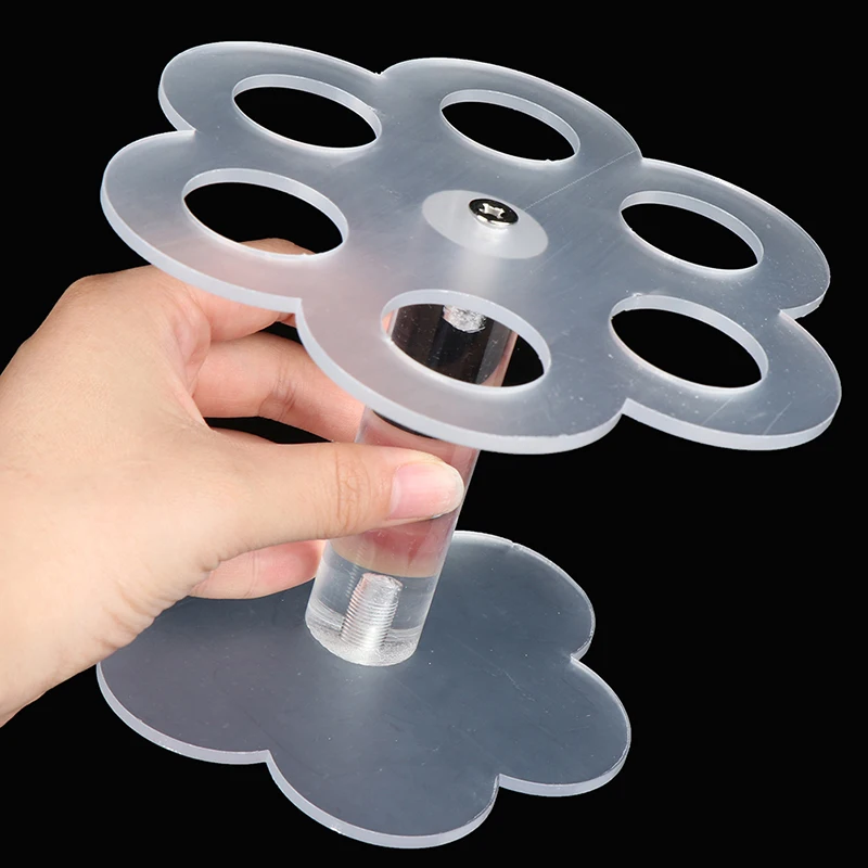 Acrylic Ice Cream Cone Stand Holder 1pcs 6 Holes ice cream cone holder