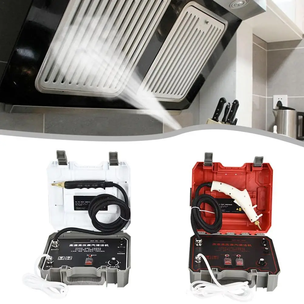 

High Pressure Steam Cleaning Machine Portable Cleaner High Temperature Steam Adjustable Kitchen Hood Cleaning Equipment US/ EU