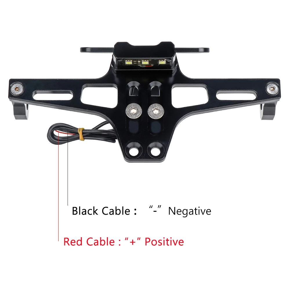 

Modified Universal Adjustable Motorcycle Rear License Plate Mount Holder and Turn Signal Light For Honda For Z750 Z800 For MT07