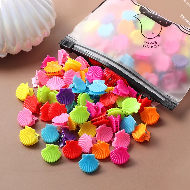 40Pcs Girls Colorful Hair Clips Flower Star Mickey Cute Small Hair Claws Kids Sweet Hairpins Cartoons Fashion Hair Accessories style-26