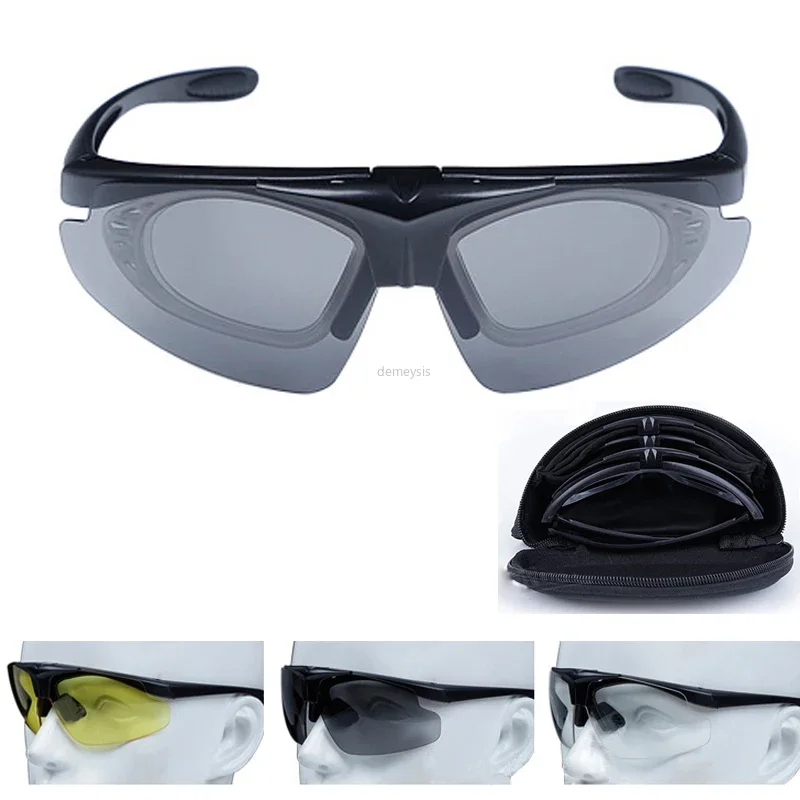 Tactical Glasses Flip-up Lens Hunting Shooting