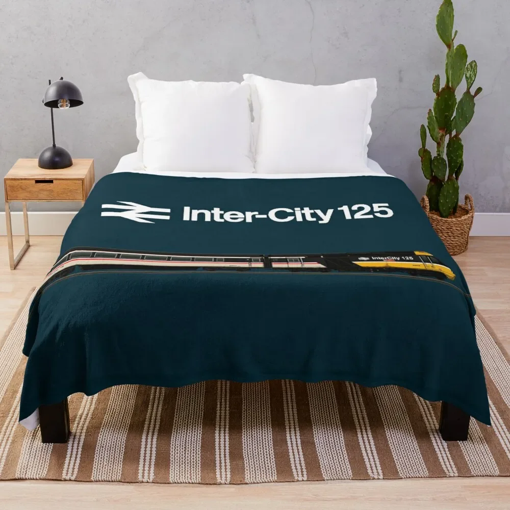 

Intercity 125 locomotive weathered Throw Blanket Furrys For Sofa Thin Bed covers Baby Blankets