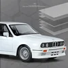 1:24 1988 BMW M3 E30 Alloy Sports Car Model Diecasts Metal Classic Car Model High Simulation Sound and Light Childrens Toys Gift 2