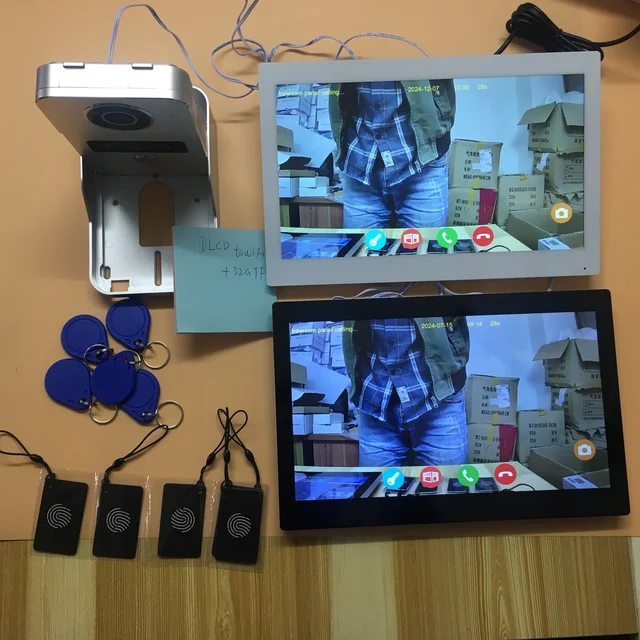 1080P Video Intercom Wifi 7/10 Inch Monitor Kit for Apartment System Home Security 2 Wire Doorbell Card Swipe Private House Tuya 4