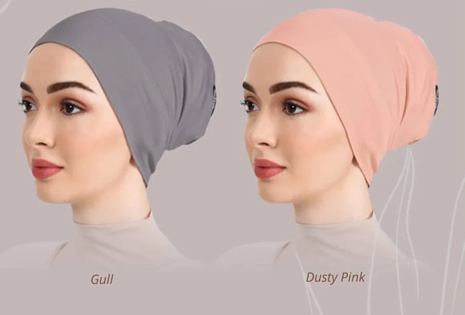 

Jersey Stretchable Inner Cap Plain Soft Muslim Turban Women Hijab Bonnet Islamic Underscarf Free Size