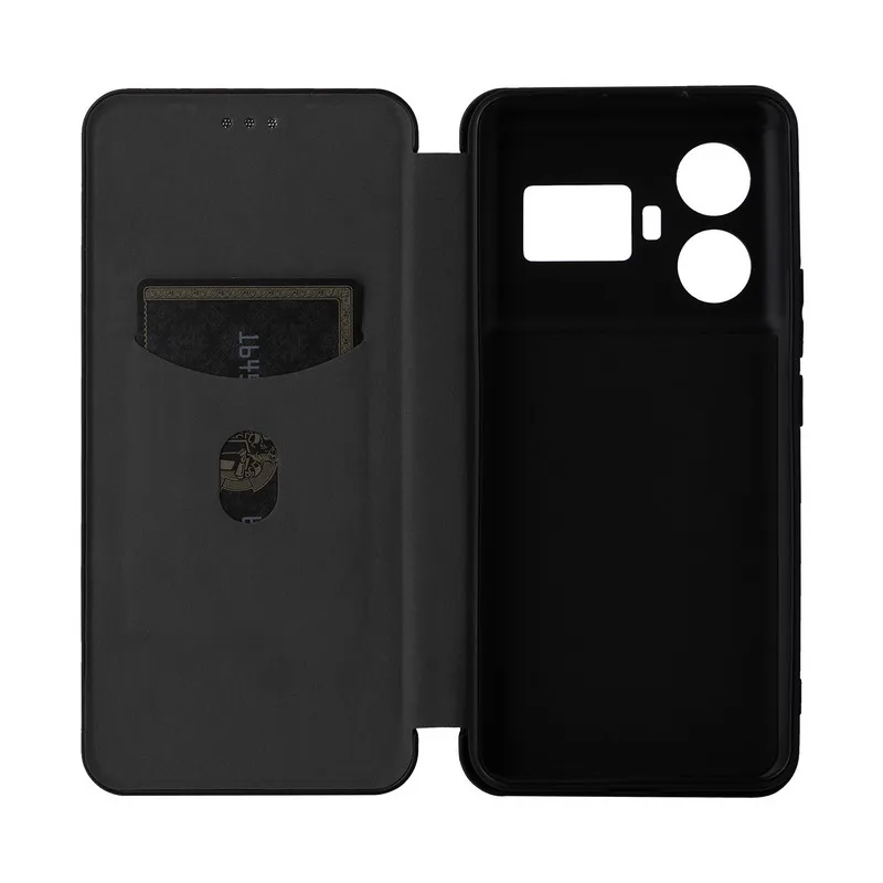 Magnetic Leather Card Holder Flip Case Cover - Premium Book Style