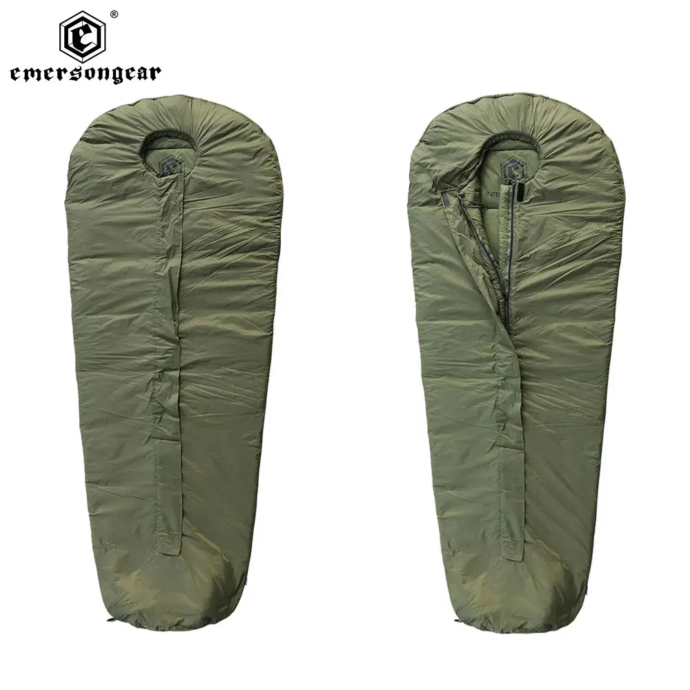 

Emersongear Blue Label Tactical Cold Peak Polar Sleeping Bag Nylon For Camping Hiking Hunting Outdoor Travel Sport EMB9607