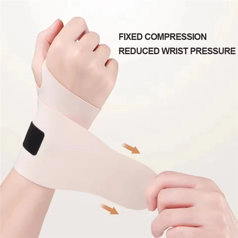 1pc of Elastic Wristband Anti Sprain Wrist Guard with Adjustable Support Breathable Elastic Compression Tendon Sheath