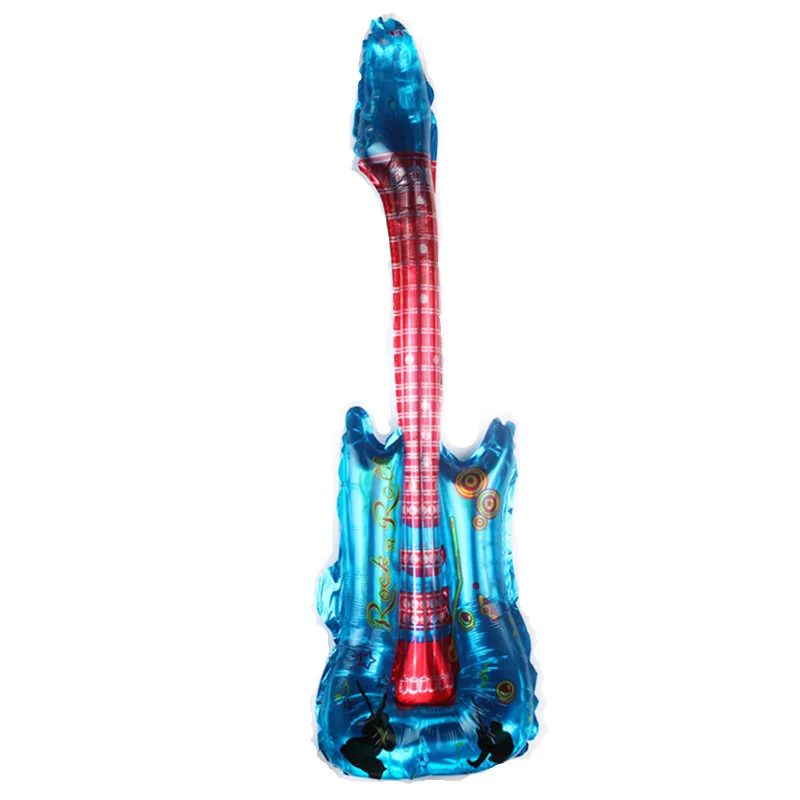 Inflatable Rock Star Party Props: Guitar, Saxophone, Keyboard & Piano Balloons