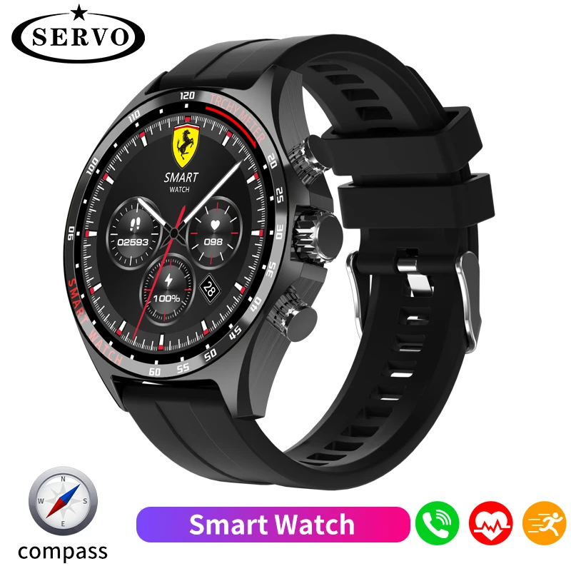 Impermeável Sport Smart Watch para Homens, Bluetooth Chamada, Bússola NFC,  400mAh, Atualização Negócios Smartwatch, Bluetooth, Chamada, Relógio -  AliExpress