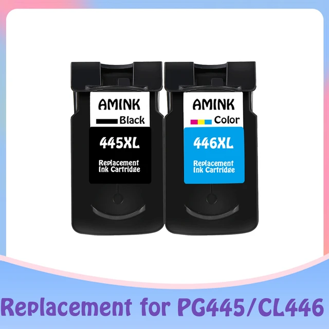 Compatible For Canon PG 445 PG-445 PG-445XL Ink Cartridge For.