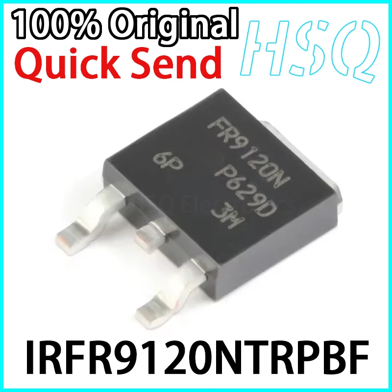 

5 шт. IRFR9120NTRPBF совершенно новый полевой транзистор с эффектом TO-252 FR9120N P канал