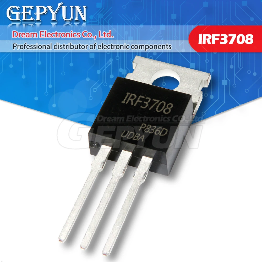 ALLECIN 10 stuks IRLB8721 IRLB8721N IRLB8721PBF MOSFET-transistors Prestatie halfgeleiderproducten 30V 62A N-kanaal Mosfets-transistor 30 Volt 62 Ampère TO-220