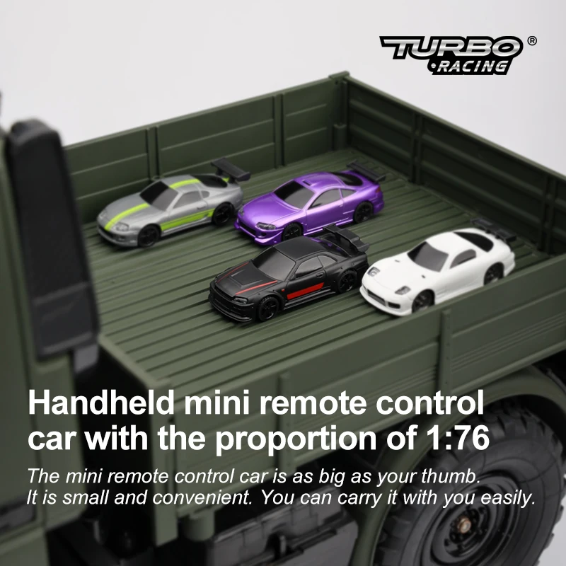 Turbo Racing 4CH 2.4GHZ 1:76 C74 RC Sports Car RTR Kit Mini Full Proportional Remote Control Toys 6