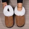 Faux Fur Keep Warm Slippers Women Winter Soft Thick Plush House Slippers Woman Comfort Soft Sole Non-Slip Cotton Padded Shoes 1