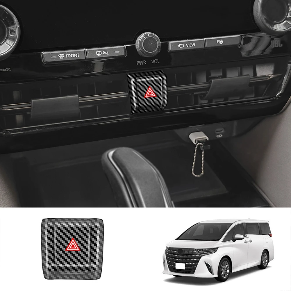 세련된 더블 플래시 단추 프레임, 도요타 알파드 VELLFIRE 40 시리즈 2023 인테리어 업그레이드