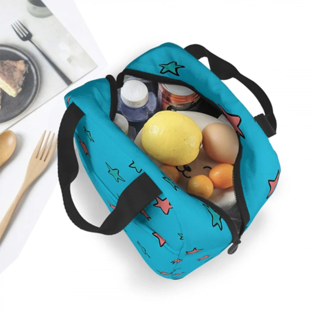 Heartstopper nick nelson stars Portable Lunch Bag Food Thermal Box Durable Cooler Lunchbox with Shoulder Strap Picnic Bag Office