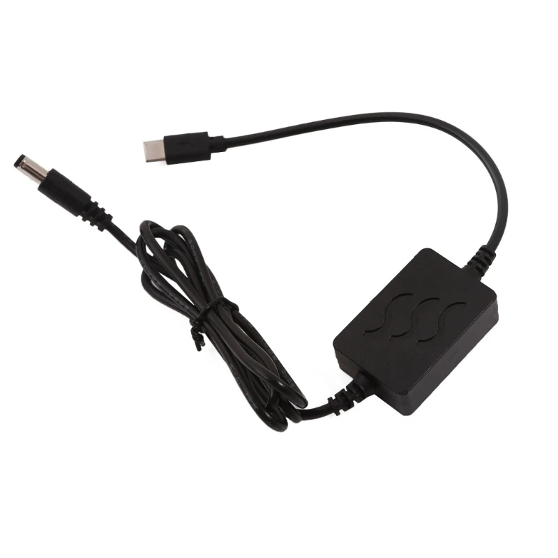 USB TypeC 20V DC24V 5.5x2.1mm 전원 케이블 24V 카메라 및 스피커 용 24V 출력 12V 15V 20V Led 조명 전원 공급 장치