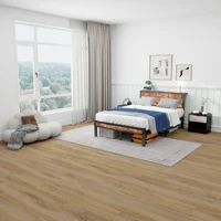 Металлический каркас 120х200 см, каркас кровати на одной металлической платформе, бесшумный, металлическая основа, винтажный коричневый цвет без матраса. — изображение 6