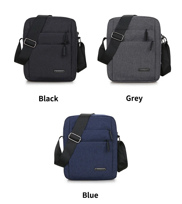 Men's Shoulder Bag INS Trend Waterproof Small Bag Mobile Phone Man's Messenger Bag Square Bag Crossbody Bags Sling Oxford Pack