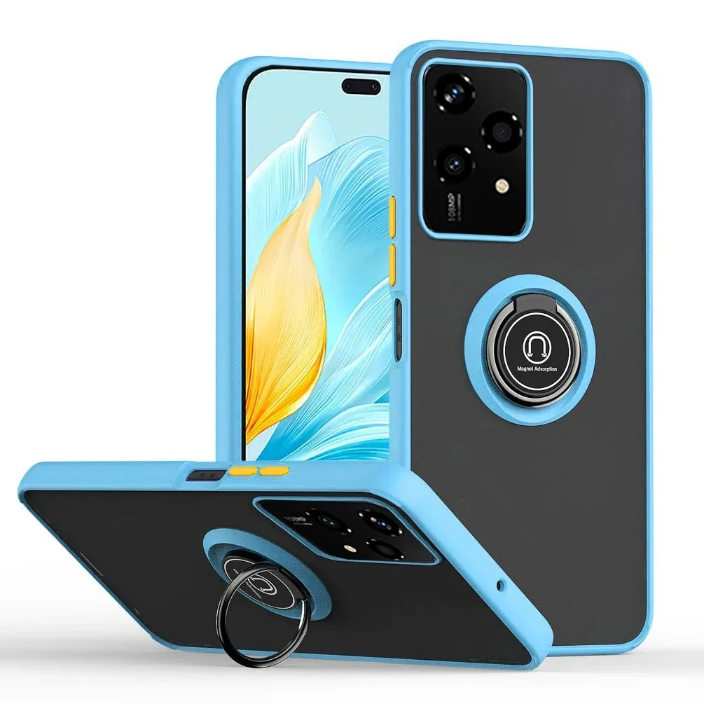 Armor Matte Shockproof Case with Smart Ring Holder Stand