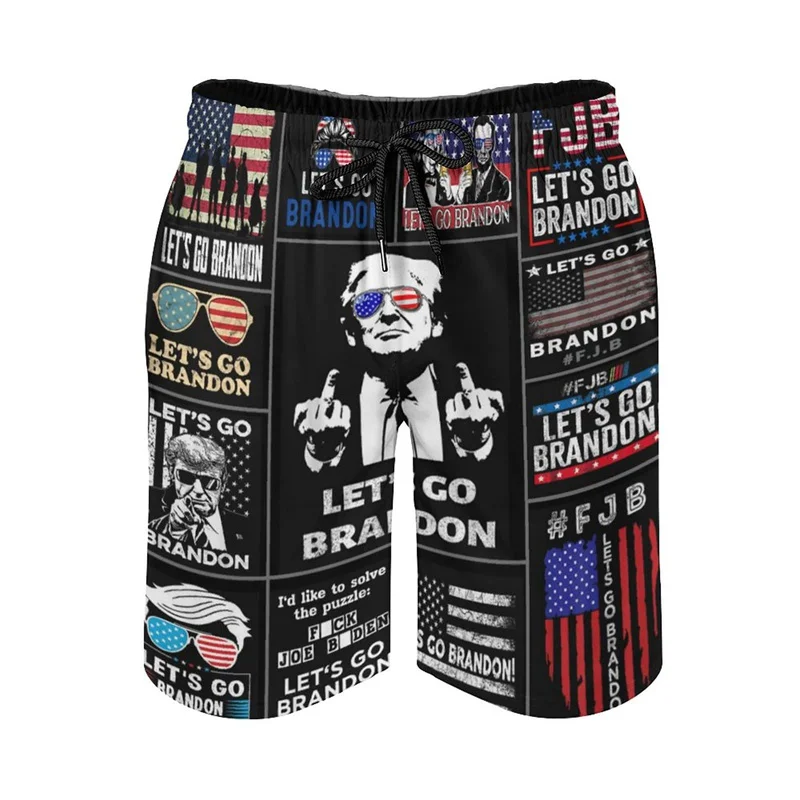 2024 New In Donald Trump Beach Shorts For Men American President Trump Surfing Board Shorts Swimming Trunks Mens Streetwear 6