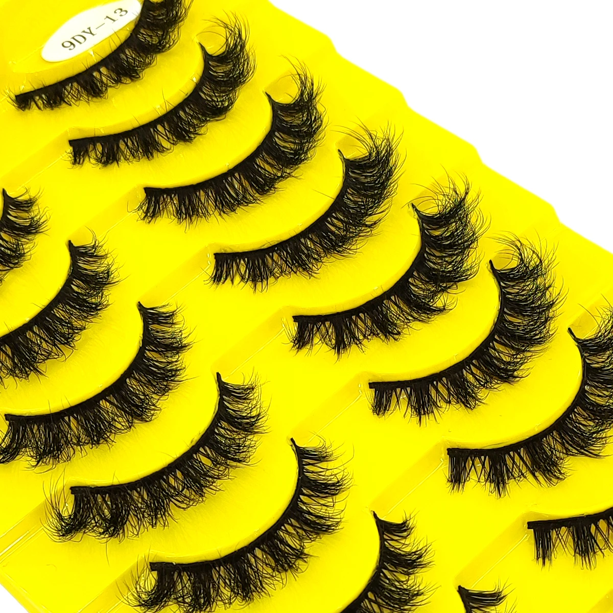 Neue 10 Paar künstliche Nerzwimpern, 3D-dramatische falsche Wimpern, handgefertigte, flauschige Wimpern, natürliches Wimpernverlängerungs-Make-up – Detail 11
