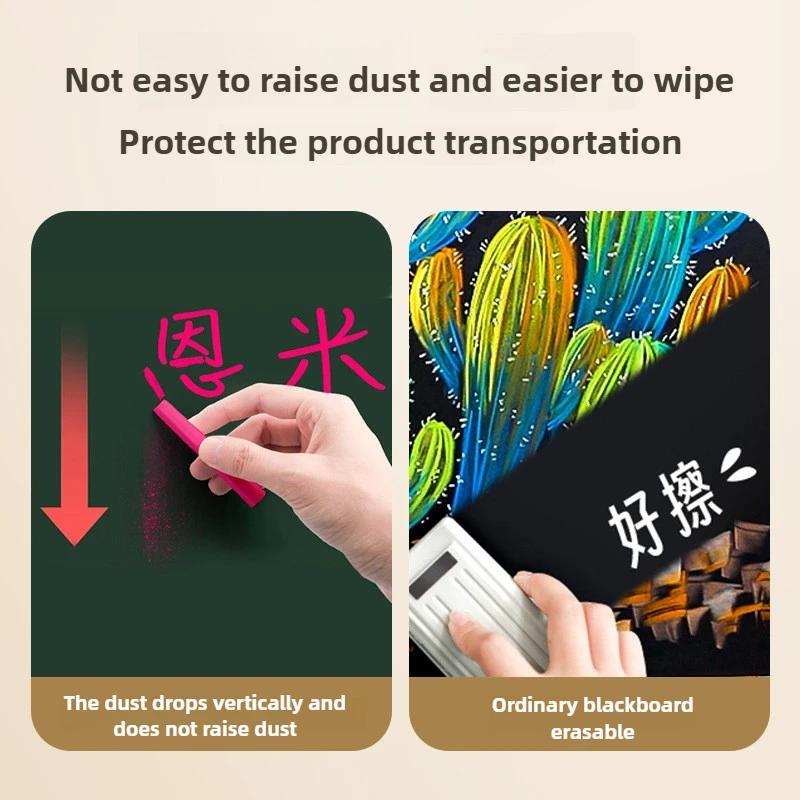 ENMY 12/36 밝은 색 분필 비 먼지 먼지가 없는 안전한 아트 드로잉 분필 칠판 교사 학생 그림 학교 용품