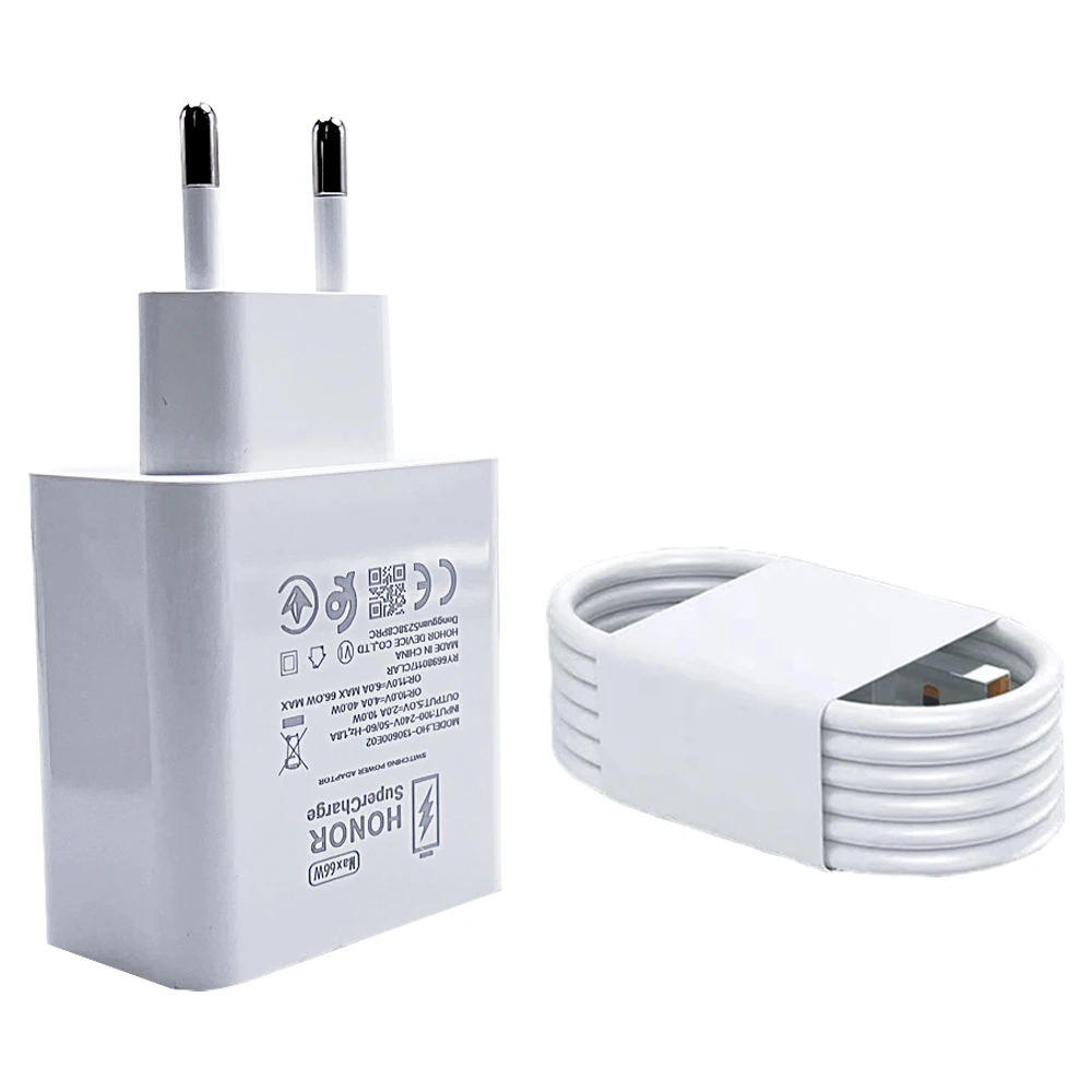 Honor 66W Super Fast Charger with Type C Charging Cable
