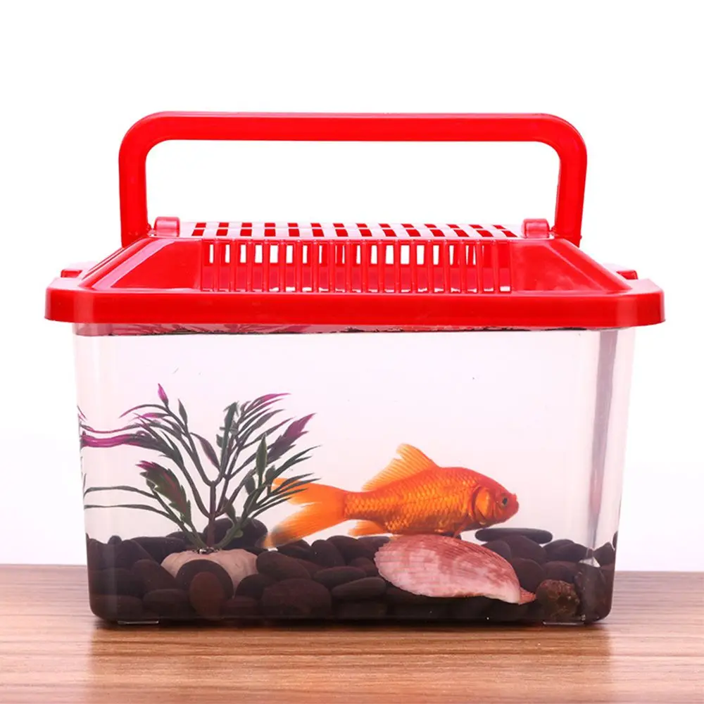 Portable Transparen Feeding Aquarium fish aquarium