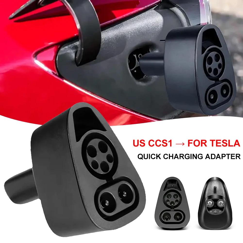 Convertitore Adattatore Ccs1 A Tesla Ev 250A Stazione Di Ricarica Rapida 250Kw Combo Ccs1 Adattatore Convertitore Caricabatterie Per Tesla Model 3/X/Y