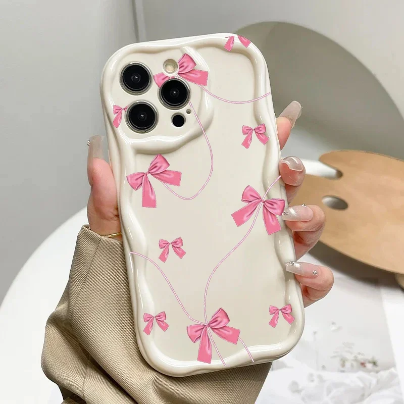 Y2K Pink Bowkont Shockproof Phone Case