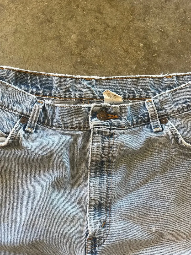 Casual Fashion Dice Embroidered Pattern Denim Shorts Men Fitness Basketball Pants Distressed Washed Cotton