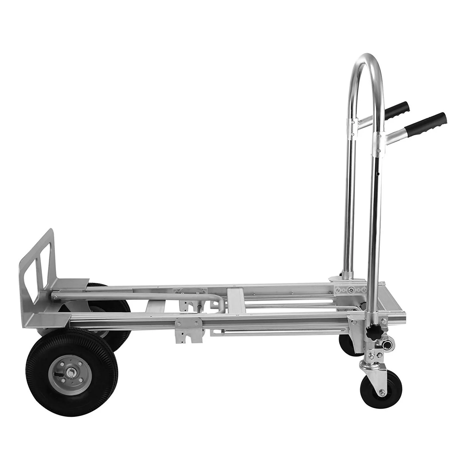 Hand Truck Folding Cart Wheels Outdoor Wagon Dolly Shopping Cart Folding 3in1 Stair Climber Handcart Wheels Trolley Utility