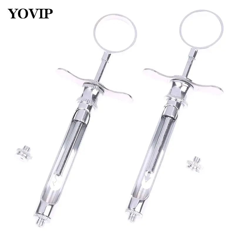 

Dental Injection Syringe Stainless Steel Dental Aspirating Syringe Dentist Surgical Instrument 1.8ML Lab Equipment