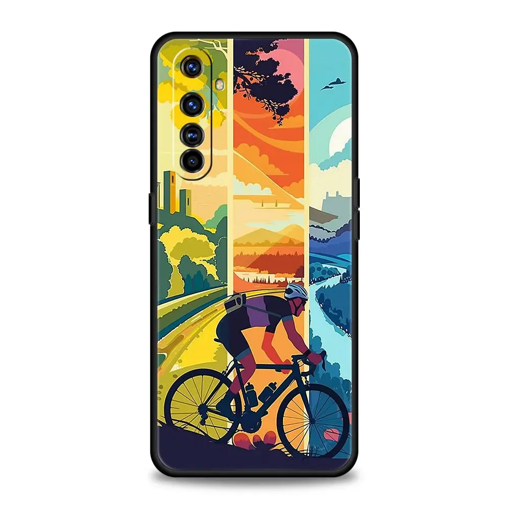 Mountain Bike Cycling Art Phone Case Cover