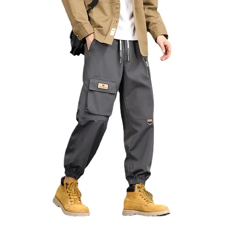 Workwear Pants Men'S Spring And Summer Loose Men'S Casual Pants Spring Trend Wide Leg Pants American Retro