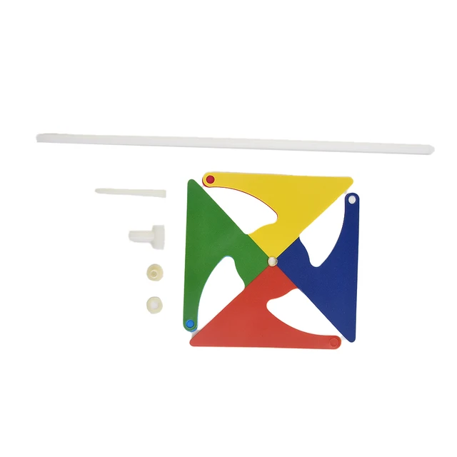 1Db Műanyag Szélmalom Kerti Udvari Party Kültéri Szél Fonó Díszítő Gyep Dekoracion Gyerekek Játékok - Image 2