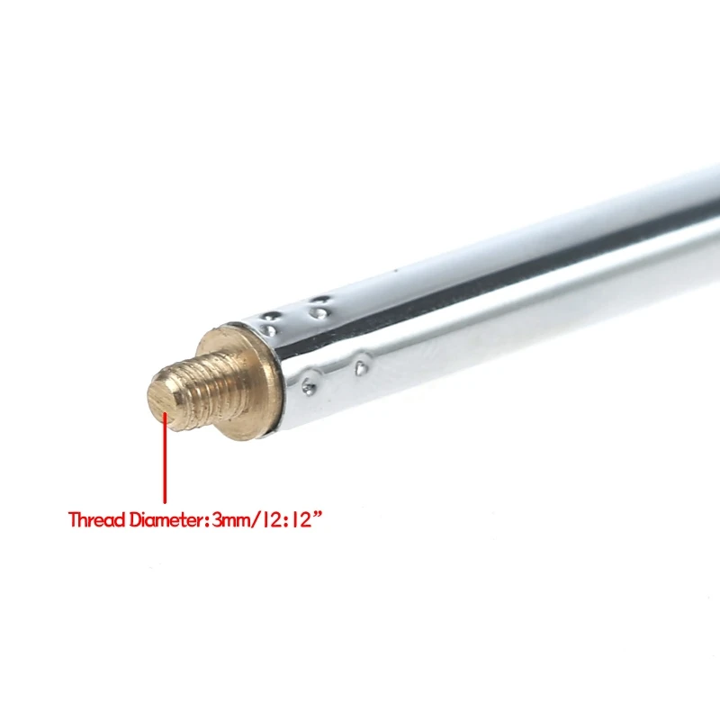

Model Car Silver 5 Sections 3 mm External Threaded Expansion Antenna Dropship
