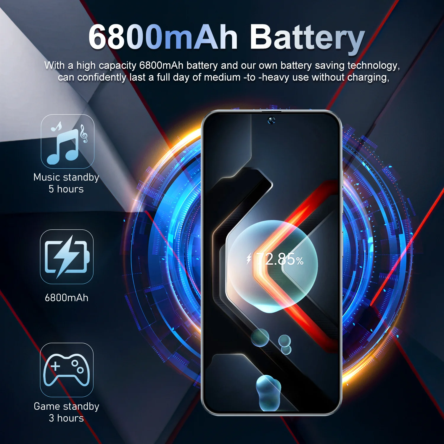 HOT 2025 New GT30 Pro 7.3HD Global Edition Original Smart Dual Card 7800mAh Battery Facial Recognition Function