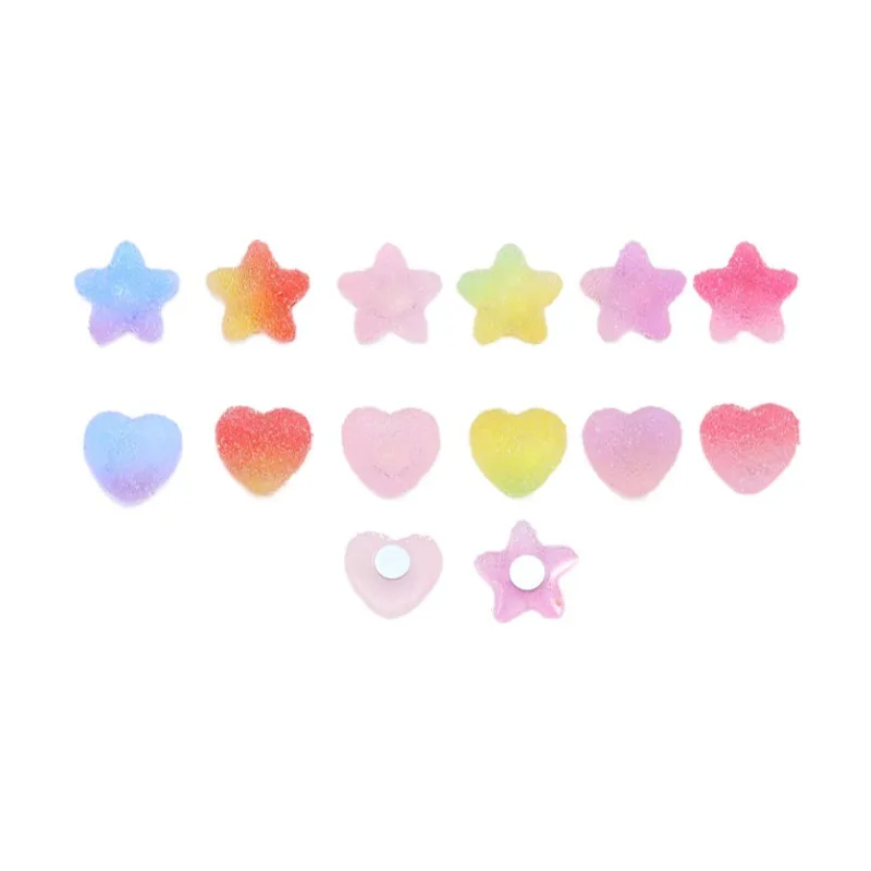 Fridge Magnet 10pcs Heart Star Shape Mix Colors Message Board Magnetic Refrigerator Sticker Home Kitchen Decoration