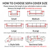 Geometric Sofa Covers for Living Room Spandex Modern Elastic Sofa Slipcovers All-inclusive Couch Chair Cover Furniture Protector 3