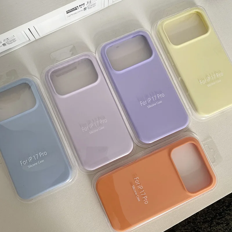 Premium Liquid Silicone Shockproof Candy Color Phone Case - Skin Feel, Enhanced Protection