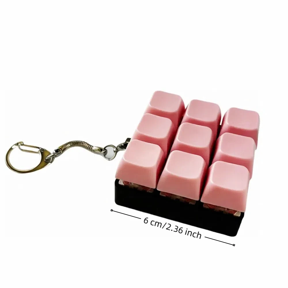 Pocket Fidget Relaxing DIY Keys Button Keycap Finger Keyboard Fidget ...