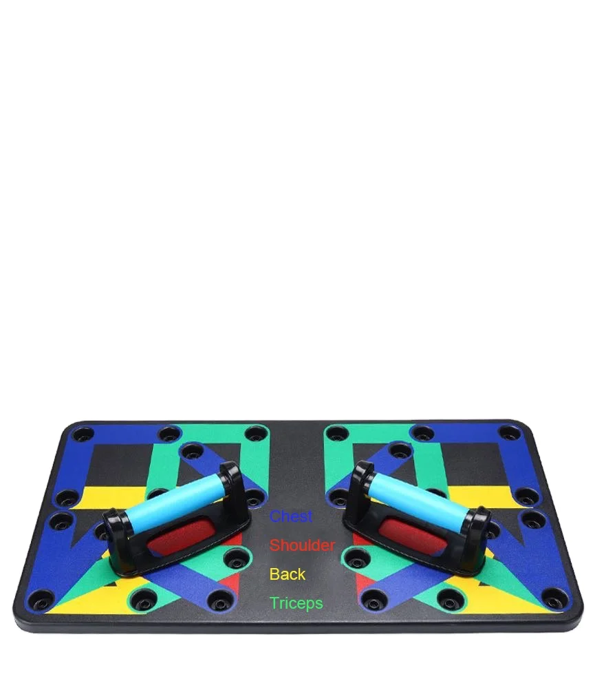 Hot Sale Multifountional Body Building Detachable Exercise Workout Portable Fitness Push-up Board