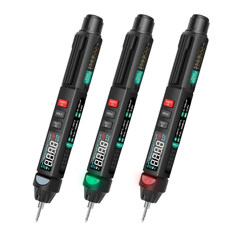 

Digital 6000 Counts Multimeter Sensor Pen NCV Tester Non-Contact Voltmeter A3008